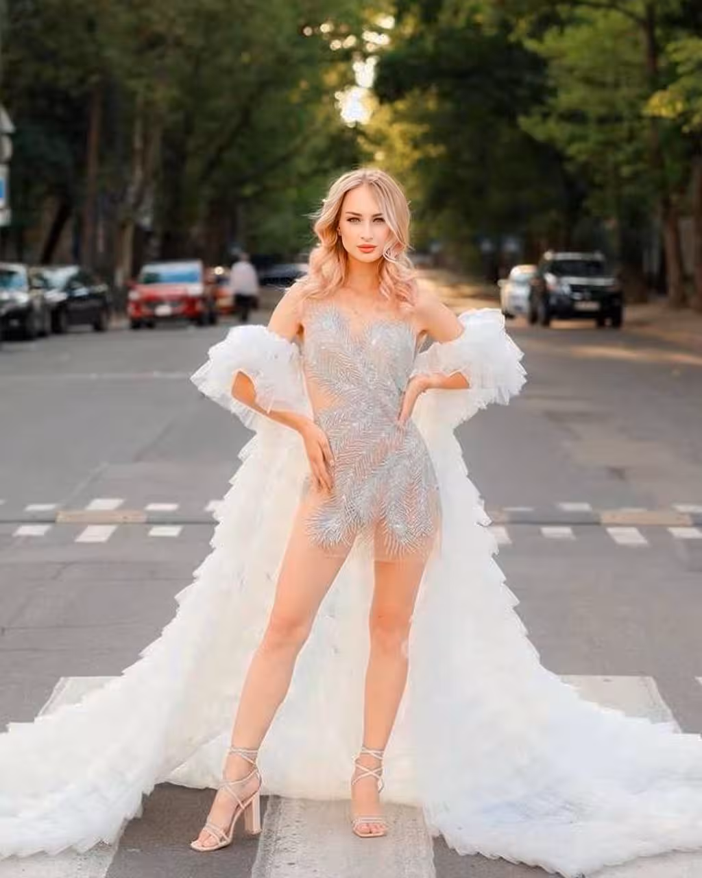 Viktoria brides by young man