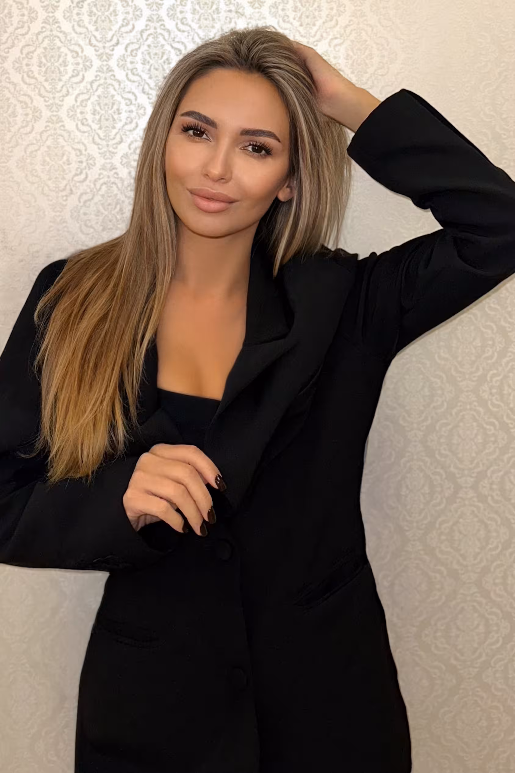 Kristina brides by young man