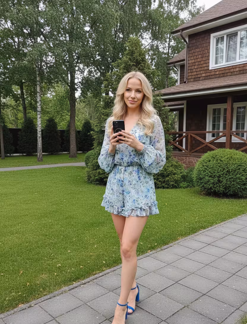 Maryna  brides by young man